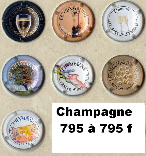 Capsule Muselet de bouteille de Champagne GENERIQUE n° 861d la Taille